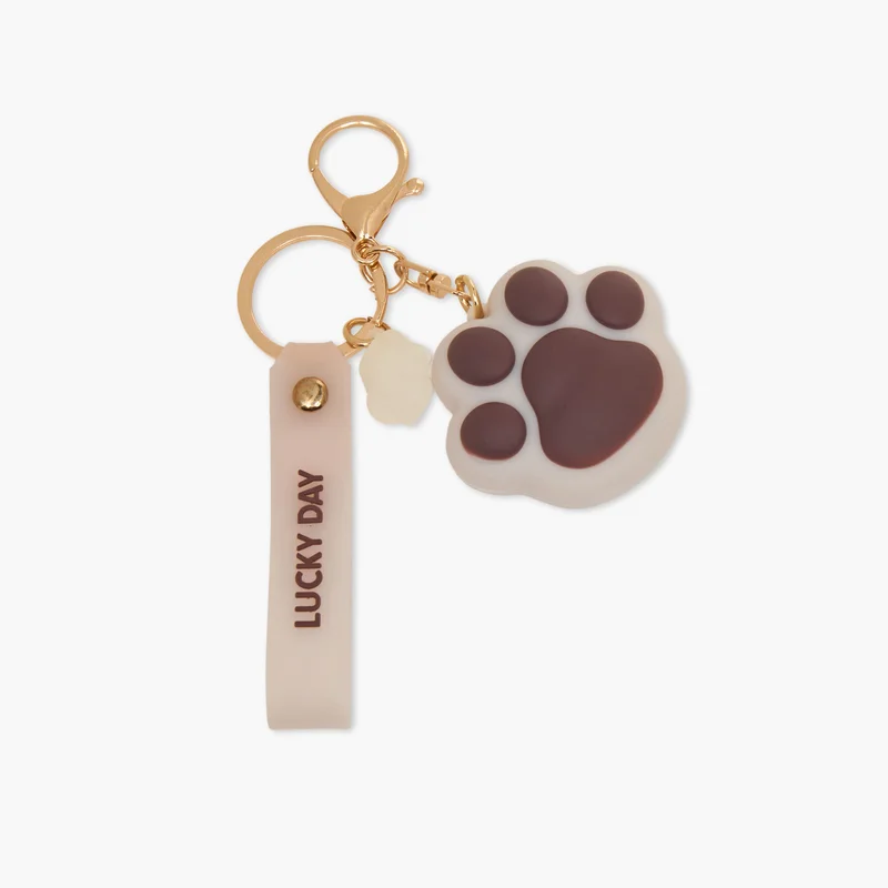 Lifestyle Paw Charm Keyring for Girls